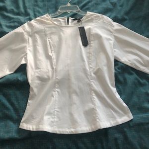 BR tailored balloon sleeve top